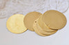 10 pcs Raw Brass Large Flat Round Blank Disc Thick Charms 35mm A2666