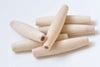 10 pcs Unfinished Large Oval Wood Beads Findings 8x40mm A946