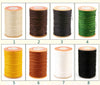 0.65mm Wax Cord Polyester Thread For Leather Craft 60 meters/65 yards