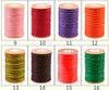 0.65mm Wax Cord Polyester Thread For Leather Craft 60 meters/65 yards