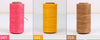 210D (1mm) Flat Wax Cord Polyester Thread For Leather Craft 200 meters