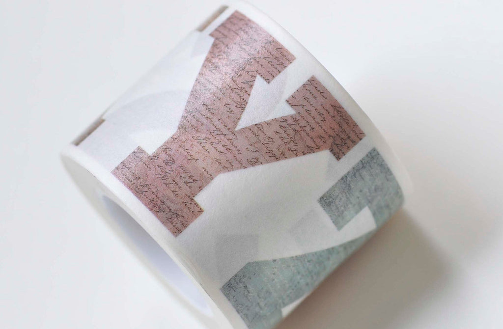 Wide Alphabet Washi Tape Masking Tape 40mm x 10M A13271