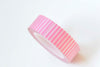 Pink Stripes Deco Washi Tape 15mm x 10M Roll A13221