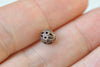 100 pcs Antique Copper Filigree Ball Spacer Beads