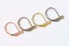 40 pcs Leverback Earwire Antique Bronze/Gunmetal Black/Gold/Rose Gold
