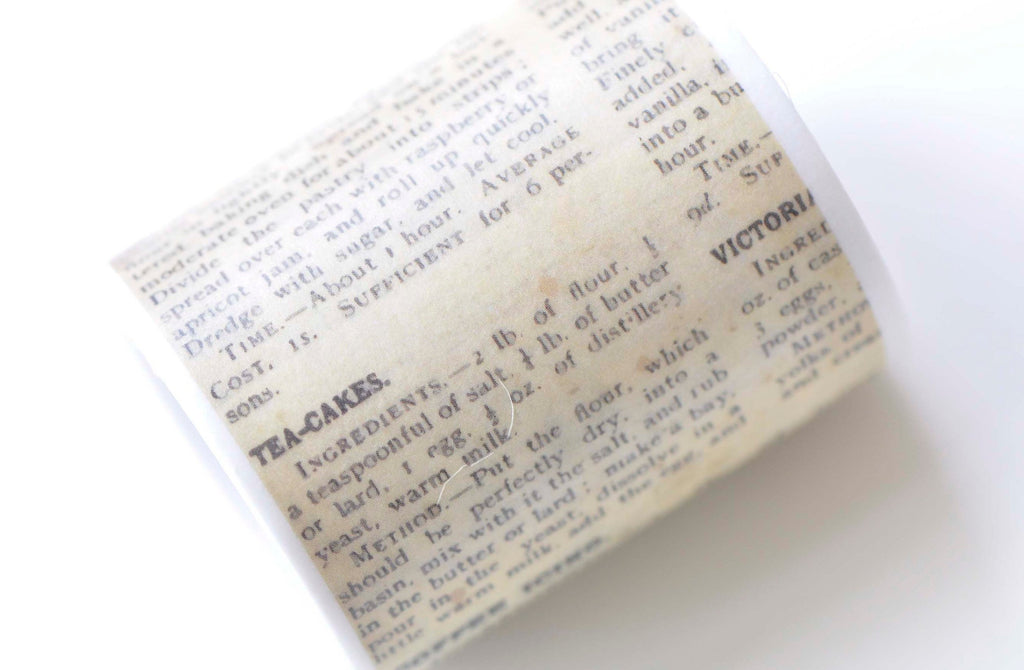 Vintage Newspaper Washi Tape 50mm x 5M A13228