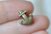 30 pcs Antique Bronze Anchor Spacer Beads 12x13mm A3542