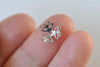 Three Petal Filigree Leaf Bead Caps Silvery Gray 9mm Set of 100 A3969