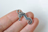 Antique Silver Seahorse Charms Mixed Style Set of 5 A1526