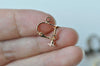 10 pcs Screw In Leverback Ear Clips Findings 12mm Flat Pad Size 4mm
