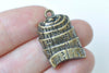 Antique Bronze Flexible Ruler Sewing Tape Charms Set of 20 A6613