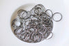 500 pcs Gunmetal Black Jump Rings 8mm 22gauge A1040