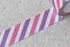 Colorful Stripes Washi Tape 15mm Wide x 10m Roll A13321