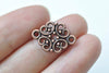 Antique Copper Filigree Connector 13x20mm Set of 30 A7518