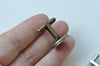 10 pcs Deep Well Cuff Links Cufflinks 16mm Bezel Setting