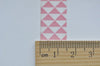 Pink Triangle Pattern Washi Tape Wallpaper 15mm x 10M Roll A13380