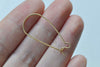 50 pcs Raw Brass Kidney Earwire Earring Components