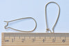 50 pcs Raw Brass Kidney Earwire Earring Components