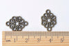 Antique Bronze Filigree Connector 13x20mm Set of 30 A5793