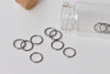 500 pcs Gunmetal Black Jump Rings 8mm 22gauge A1040