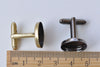 10 pcs Deep Well Cuff Links Cufflinks 16mm Bezel Setting