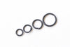 100 pcs E Coating Black Open Jump Rings 4mm/5mm/6mm/8mm