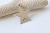 20 pcs of Antique Silver Star Connector Charms Pendants 28mm A6839