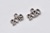 30 pcs Antique Silver New Year 2019 2020 Charms 10x13mm