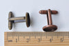 10 pcs Cuff Links Cufflinks Bezel Setting Match 10mm-20mm Cameo