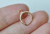 10 pcs Silver/Light Gold/Platinum Earring Hoop Open Loop Ear Findings