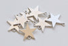 20 pcs of Antique Silver Star Connector Charms Pendants 28mm A6839