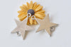 20 pcs of Antique Silver Star Connector Charms Pendants 28mm A6839