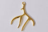 Antler Deer Horn Pendants Charms Set of 6