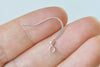 100 Flat Fish Hook Earwire Antique Bronze/Silver/Gold/Platinum/Rose Gold