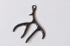Antler Deer Horn Pendants Charms Set of 6