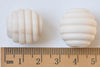 20 pcs Unvarnished Beech Wood Baby Teething Beehive Beads A7428