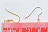 4 pcs (2 Pairs) Solid 925 Sterling Silver Ball Earring Hook Earwires Findings