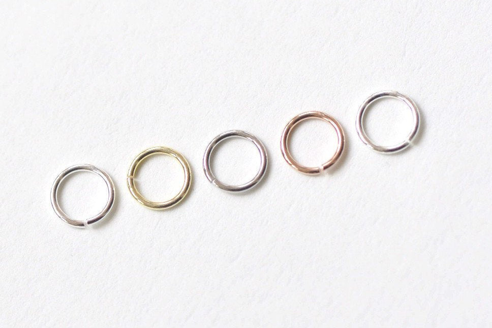 20 pcs 925 Sterling Silver Open Jump Rings 3mm/3.5mm/4mm/5mm 24G