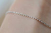 3.3 ft (1m) Polished Sterling Silver Rolo Oval Cable Curb Chain