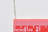3.3ft Sterling Silver Flat Oval Cable Chain Silver/Platinum/Gold/Rose Gold