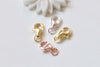 4 pcs 925 Sterling Silver Parrot Lobster Clasps 8mm With Jump Ring