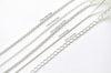 3.3 ft (1m) Polished Sterling Silver Rolo Oval Cable Curb Chain