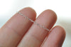 3.3ft Sterling Silver Flat Oval Cable Chain Silver/Platinum/Gold/Rose Gold