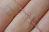 3.3ft Sterling Silver Flat Oval Cable Chain Silver/Platinum/Gold/Rose Gold