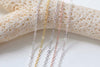 3.3ft Sterling Silver Flat Oval Cable Chain Silver/Platinum/Gold/Rose Gold