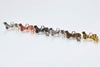 10 pcs Brass Bow Safety Pin Brooch Findings 17x28mm