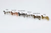 10 pcs Brass Bow Safety Pin Brooch Findings 17x28mm