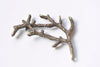10 pcs Antique Bronze Dotted Tree Branch Connectors Coral Charms 30x52mm A8926