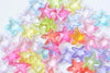 Acrylic Starfish Beads Star Charms Mixed Color Size 15mm Set of 30 A7285