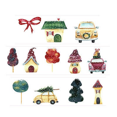 Lovely Present Festival Washi Tape 40mm x 5M Roll A10704